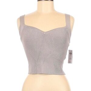 Abercrombie & Fitch Ribbed Taupe Top